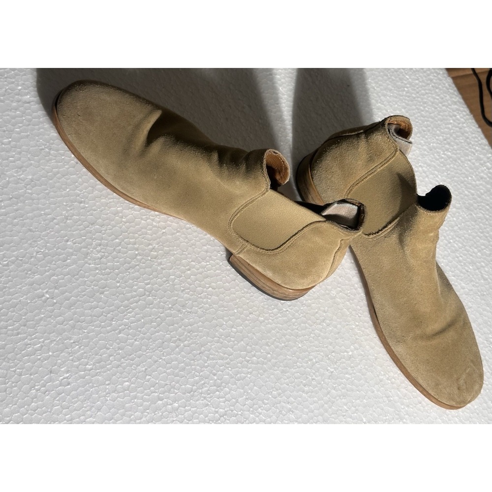 Shoe the Bear Copenhagen Chelsea Boots Men's Size 42 US 9 Tan Suede Lug Soles